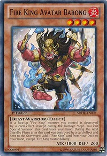 Fire King Avatar Barong | SDOK-EN002